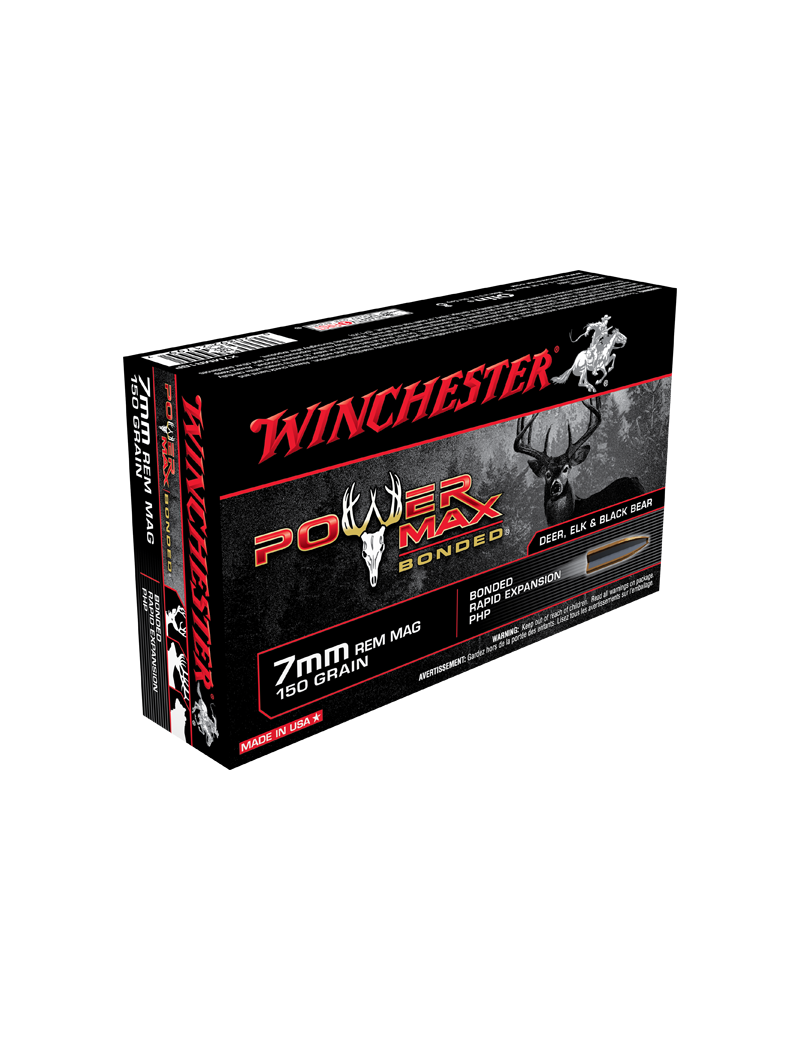 Munitions Winchester 7MM REM power max 150 gr