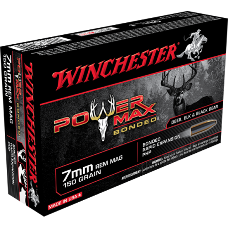 Munitions Winchester 7MM REM power max 150 gr