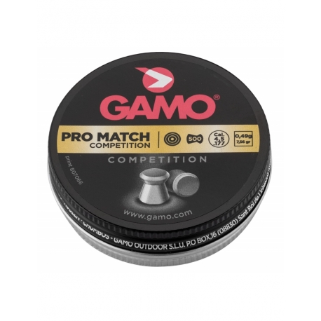 Plombs Gamo pro match competition 4,5 mm