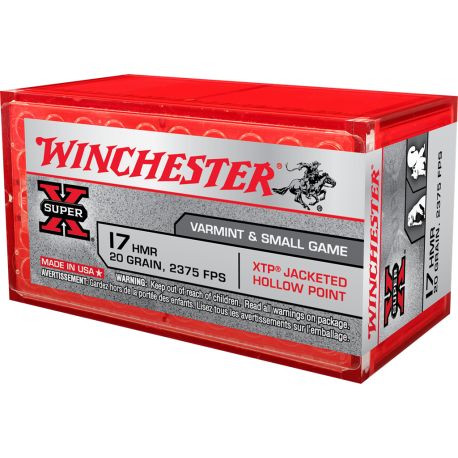 Munitions Winchester 17 HMR JHP