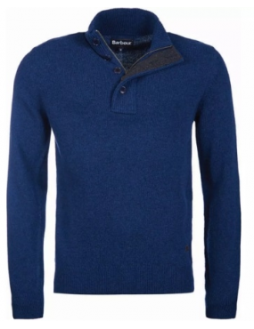 Pull Barbour Patch Half Zip colori Deep Blue