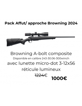Pack affut approche Browning