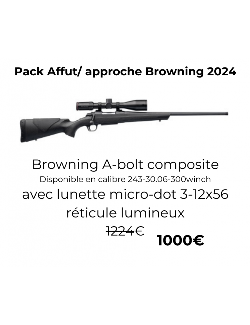 Pack affut approche Browning