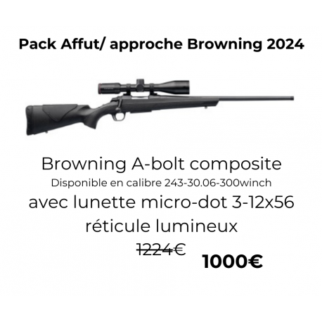 Pack affut approche Browning